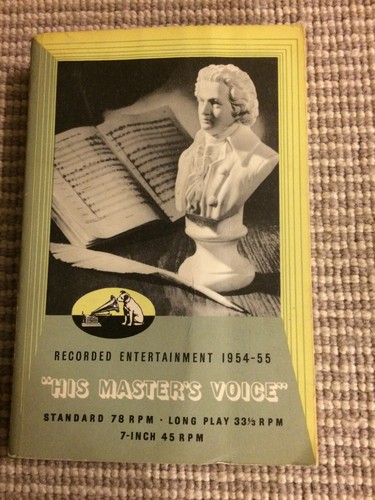 Recorded music his masters - music,
