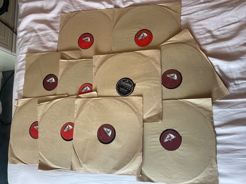 Shellac records 78rpm - shellac,