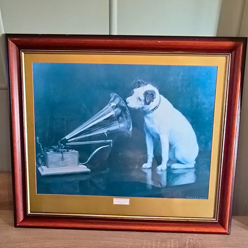 Vintage hmv his master - "his, master's