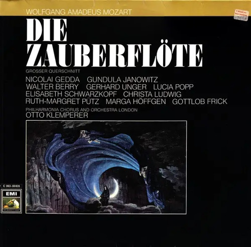Mozart die zauberflöte - lp,