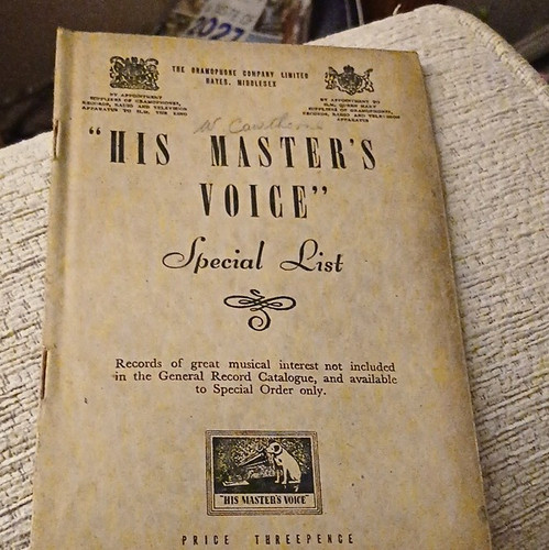 His master voice special - master's,