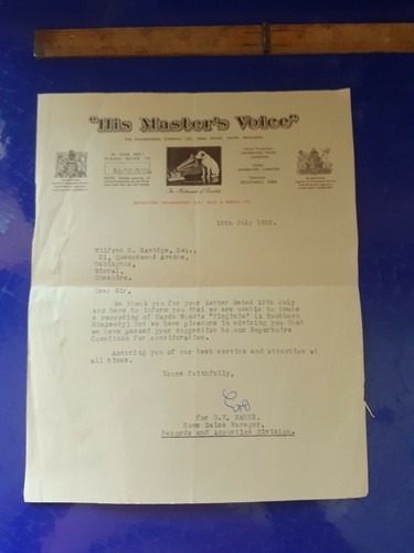 1952 letterhead his masters - letterhead,