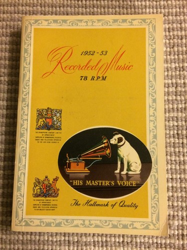 Recorded music his masters - music,